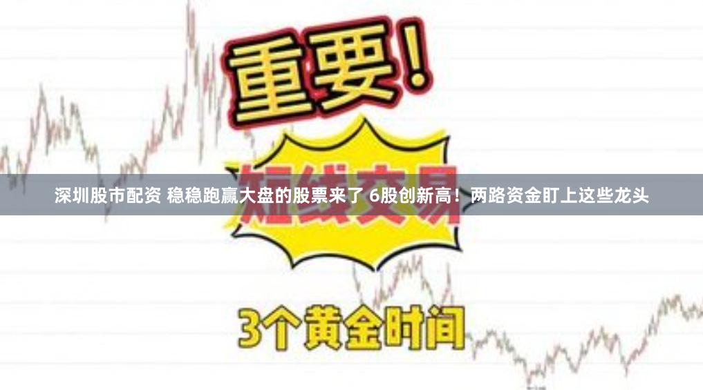 深圳股市配资 稳稳跑赢大盘的股票来了 6股创新高！两路资金盯上这些龙头